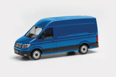 Herpa 092982-003 - H0 - VW Crafter Kasten Hochdach - ultramarinblau